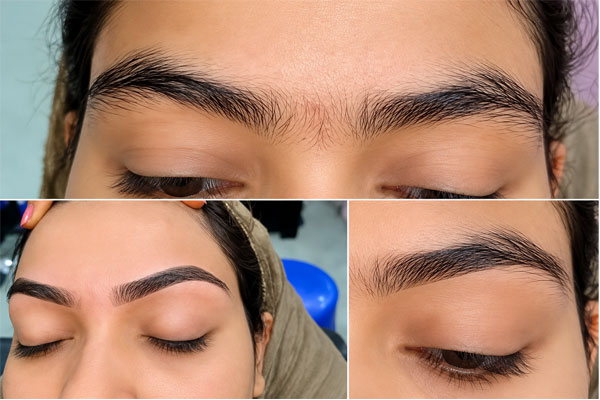 Expert Eyebrow Threading treatment at Parul Beauty Salon